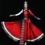 藏族舞蹈服装少数民族中国风舞台演出服