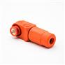 德索單芯防水連接器IP67橙色彎式6mm70A